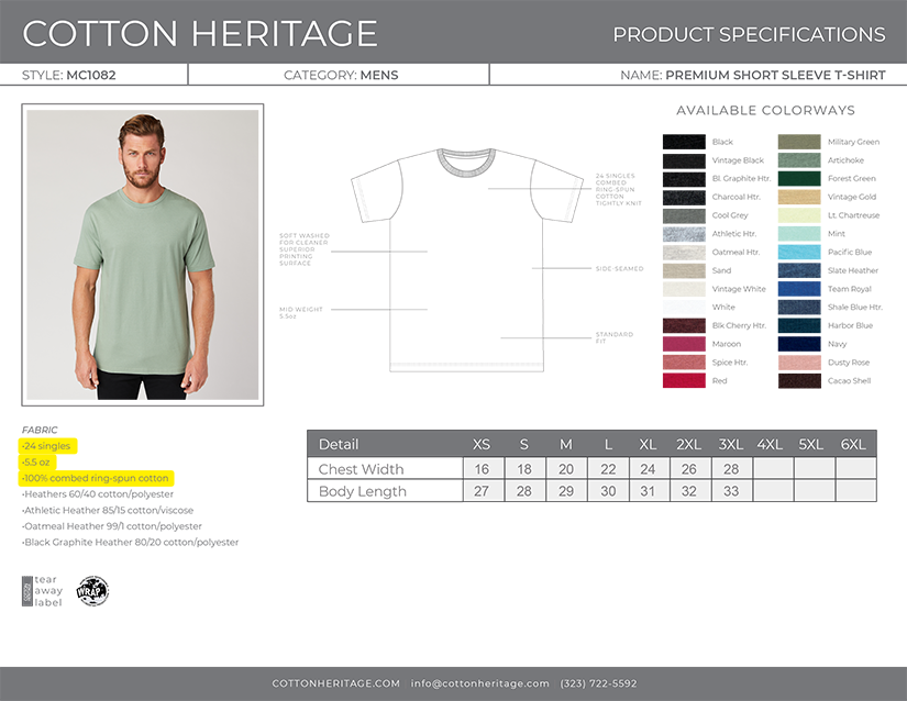 garment-selection-cotton-heritage-hightlights