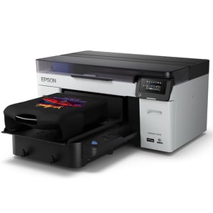 Epson SureColor F2270 with shirt