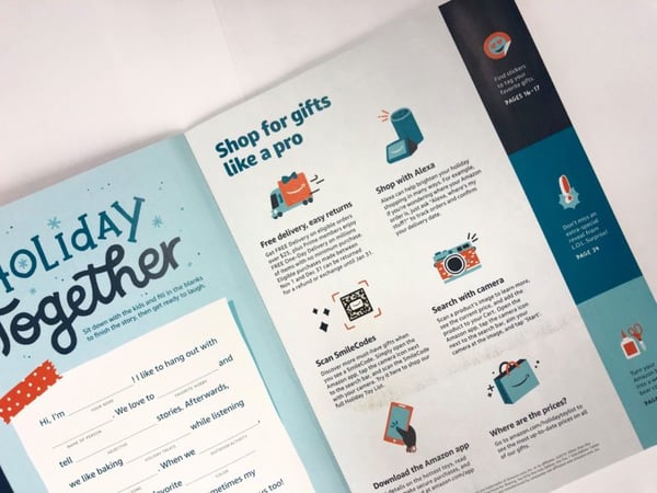 Amazon makes smart use of QR codes