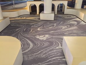 Marble floor graphic Jessup