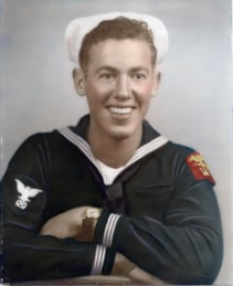Morris Dennis young navy seaman