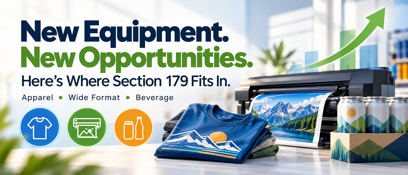 New Equipment. New Opportunities. Here's Where Section 179 Fits In.